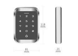 Display tattile impermeabile controllo accesso RFID