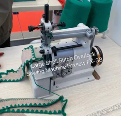 Große Häkelmuschel-Stich Overlock-Nähmaschine