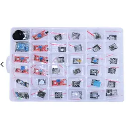 Kit di sensori in offerta da 37 in 1, modulo sensore compatibile con schede Arduino Uno e Mega 2560