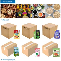 Hệ thống đóng gói tự động hoàn toàn (Máy Doypack + Robot đóng gói carton song song + Hệ thống xếp pallet)