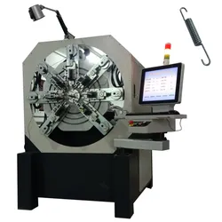 Máquina de formación de resortes de compresión, extensión y torsión sin camisas CNC automática, máquina de formación de alambre