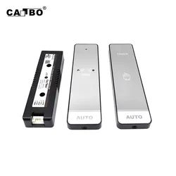เซ็นเซอร์อินฟราเรดแบบไร้สาย Canbo 602 ปุ่มออกแบบไม่ต้องสัมผัส สวิทช์สแตนเลสสตีล ระบบควบคุมการเข้าถึงเปิดประตูอัตโนมัติ