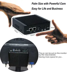 Последний компьютер дешевый OEM ПК мини настольный WiFi Bluetooth мини ПК