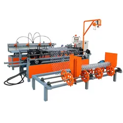 Hohe Produktionseffizienz Einfach zu bedienende Drahtgeflechtmaschine Kettengliedzaunmaschine