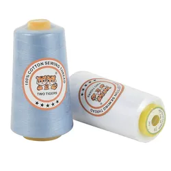 Fio de Poliéster Multi Cor de Alta Tenacidade de Fábrica Chinesa 40s/2 para Costura