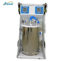 Machine de pulvérisation de revêtement métallique à double système électrostatique avancé