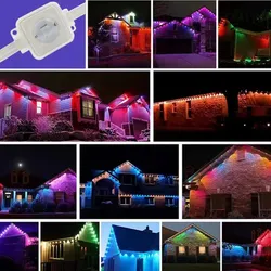 Weihnachts permanente RGB LED Pixel Steuerung LED Punktlicht Dachrinnen Lichterkette LED