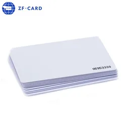 Mẫu miễn phí PVC RFID MIFARE Plus (R) X 2K (4B) Thẻ in trắng không tiếp xúc bằng mực phun