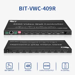 Bitvisus 4K HDMI-Loopback-Multiscreen-Videowand-Prozessor-Matrix-Switcher