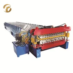 Hochwertige Produktionslinie Intelligente Doppelstock-Rollformmaschine