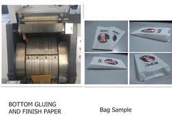Automatische Hochgeschwindigkeits-Papiertütenmaschine steuert die Beutellänge über die Mensch-Maschine-Schnittstelle