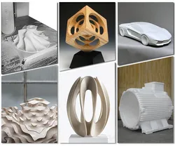 Сверхточный пятиосевой станок с ЧПУ для обработки сложных 3D скульптур