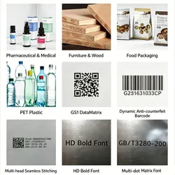 Máy in phun công nghiệp 406m/Min Máy mã hóa Tij độ phân giải cao