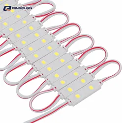 Super Brilhante 100PCS Mini 2835 2 Módulo DC12V LED à Prova d'Água Luz Decorativa para Letra Sinal Módulo LED Módulos de Iluminação LED