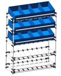 Sistema de Estrutura de Tubos de Aço Revestido de ABS para Sistema de Suporte
