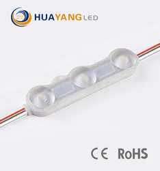 IP68 3 LEDs 2835 SMD wasserdichtes LED-Modul, spritzgegossen DC12V