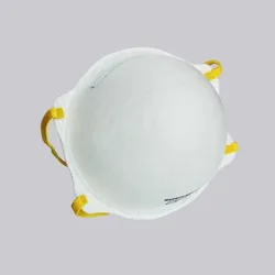 Maschera filtrante protettiva usa e getta con orecchino a metà