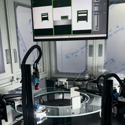 เครื่องคัดแยกด้วยแสงสำหรับการตรวจจับบนแท่นหมุนแบบใช้กระจกออปติคัล พร้อมไฟเตือน