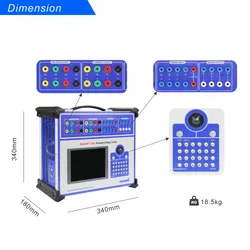 Penguji Perlindungan Relay Tersedia OEM ODM dengan Injeksi Arus