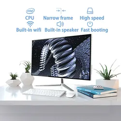 Computador Desktop para Jogos Tudo-em-Um 27 Polegadas Conjunto Completo Computador Monobloco Tudo em Um