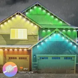 Weihnachts permanente RGB LED Pixel Steuerung LED Punktlicht Dachrinnen Lichterkette LED
