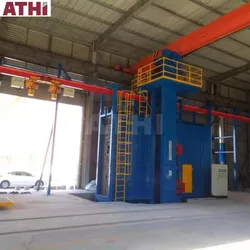 Máquina de Jateamento por Granalha do Tipo de Passagem Contínua para Estruturas de Aço e Peças de Máquinas de Engenharia
