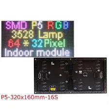 P5 Tela LED RGB Interna 64X32dots Módulo LED