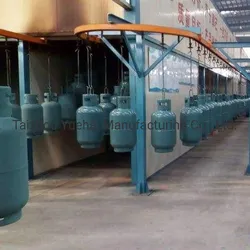 12 Kg LPG Zylinder Produktionslinie Pulverbeschichtungssystem