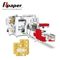 Máquina de Embalagem de Papel Toalha de Alta Capacidade e Amigável ao Usuário com Sistema de Controle PLC