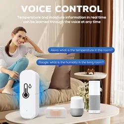 Fernbedienung Monitor Tuya Wi-Fi Smart Feuchtigkeits-Temperatursensor