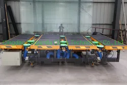 Halbautomatische Glaslademaschine Luftschwebetisch für die Glasbearbeitung Glaslade- und Hebemaschine