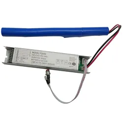 Kit de Emergência LED Driver Bateria Recarregável Pacote de Iluminação Inversor LED para Tubo LED