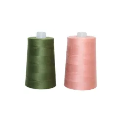 Fio de Costura de Poliéster Durável e Resistente à Cor para Costura de Bolsas
