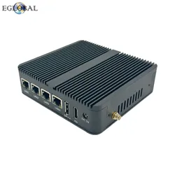 Firewall Intel N100 Roteador Soft I225-V Computador Micro Fanless de Rede