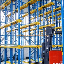 A través de estanterías de acceso directo, ofrecen una alta densidad de almacenamiento y una gran utilización del espacio