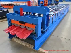 Farbstahlplatten-Dachziegelpreis Herstellung Wandpaneel Walzmaschine Kaltwalzen Formmaschine
