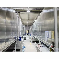 Automatische elektrostatische Pulverbeschichtungsanlage Fördermaschine