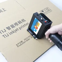 Meertalig printer handmatige inkjetprinter pistool draagbare inkjetprinter voor doos papier glas datum logo batchcode printing