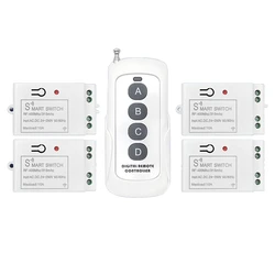 1-8 Schlüssel Smart Fernbedienung Schalter RF Multi Kanal Drahtlose Fernbedienung
