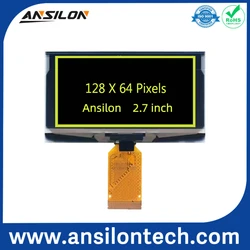 2.7 Zoll 128*64 Monochrom OLED-Anzeigemodul für intelligente Geräte