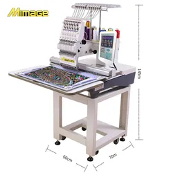 CE-zertifizierte Fabrik Bekleidungs Computerisierte Einzelkopf Stickmaschine