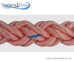 Dia 60mm 8 Strand Polypropylen Seil Nylon Multifilament Seil Marine Leine