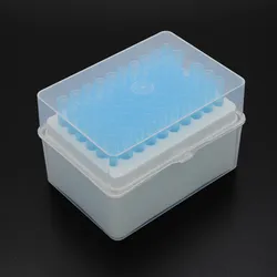 20UL, Tips Pipet Filter, Jernih, Bebas Dnase dan Rnase, Steril, 96PCS/Rack, 10 Rak/Kotak, 5 Kotak Kasus
