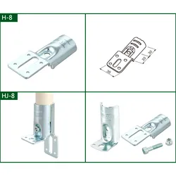 Metallgelenk / Verbindung Rohrlagerregalsystem (H-17)