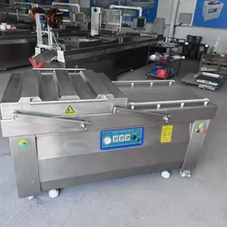 Einfache Steuerung Zuverlässig für den Einsatz in der Fabrik Doppelkammer-Vakuumverpackungsmaschine