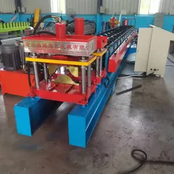 Metall-Dachfirstkappen-Rollformmaschine Dachziegel-Herstellungsmaschine