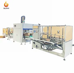 Automatische Kastenaufsteller- und Verpackungsmaschine Roboterarm Palettiermaschine