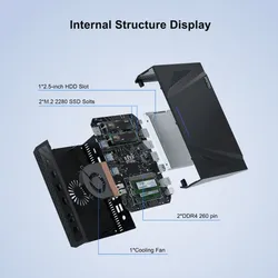 Windows System Intel Core I7-10th Gen für Geschäft Desktop Computer Linux DDR4 Mini PC CPU Dünner Host Computer