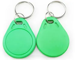 Fob de Chave de Metal RFID Anéis de Chave Coloridos Fob Ecológico