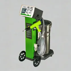 Máquina de Pintura a Pó Manual com Sistema de Troca Rápida de Cores e PLC
